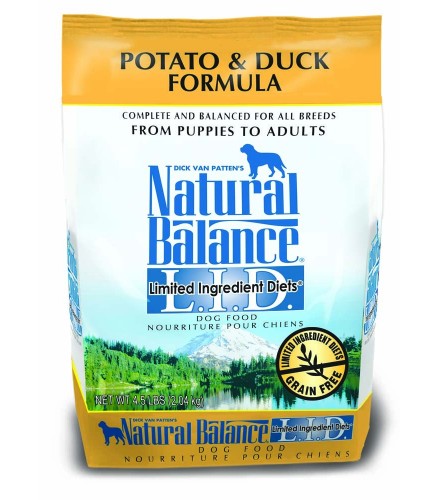 Natural Balance LID Potato & Duck Dry Dog Food 4.5lb